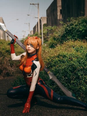 絕對薙肉-Niwa Nagi cosplayer Asuka Langley_44