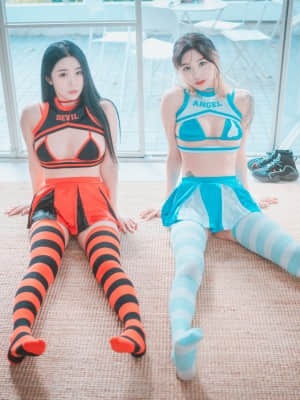 DJAWA Photo - Tae Ri (태리) & Bomi (보미) - “Devil 666 & Angel 777”_DJAWA-Photo-Tae-Ri-and-Bomi-Devil-666-and-Angel-777-MrCong.com-050