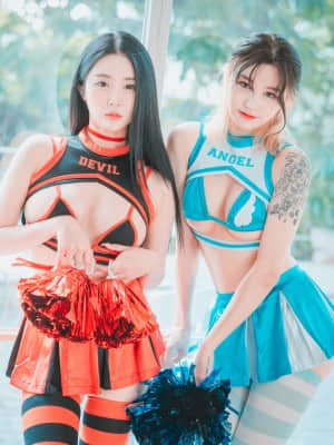 DJAWA Photo - Tae Ri (태리) & Bomi (보미) - “Devil 666 & Angel 777”_DJAWA-Photo-Tae-Ri-and-Bomi-Devil-666-and-Angel-777-MrCong.com-005