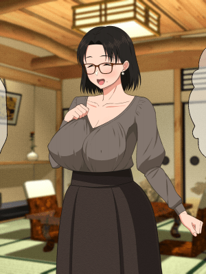 [春葉流亭 (春葉流)] メガネ巨乳なお母さんと四畳半で濃厚セックス [雷电将军众筹]_105_104_103_