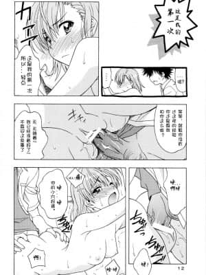 [独行者个人汉化] (COMIC1☆4) [芸は身を救う!! (華瑠羅翔)] ビリデレ! (とある科学の超電磁砲)_12