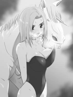 [紫苑&不咕鸟联合汉化] [フレイア] 愛馬にハメられた女騎士_02