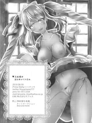 (C96) [Prima Stella (シャチャモ)] 王妃様は淫らなメイドさん | 王妃大人是淫亂的女僕 (Fate╱Grand Order) [中国翻訳]_17