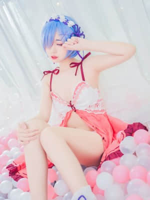 [猫君君_MaoJun] 粉嫩嫩的雷姆_11