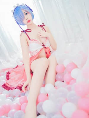 [猫君君_MaoJun] 粉嫩嫩的雷姆_34