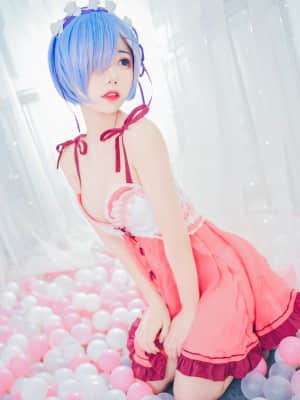 [猫君君_MaoJun] 粉嫩嫩的雷姆_40