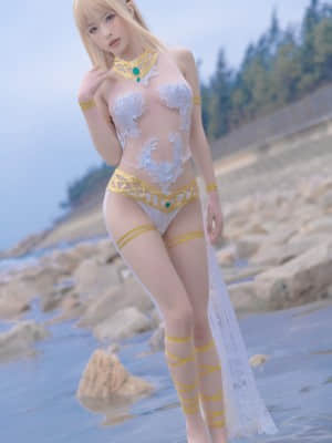 清水由乃 - 玛丽萝丝 白色泳衣_03