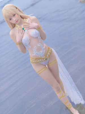 清水由乃 - 玛丽萝丝 白色泳衣_08