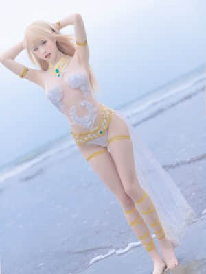 清水由乃 - 玛丽萝丝 白色泳衣_12