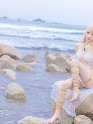 清水由乃 - 玛丽萝丝 白色泳衣_16