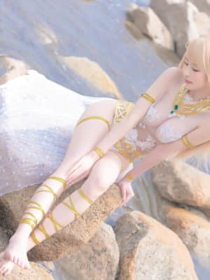 清水由乃 - 玛丽萝丝 白色泳衣_24