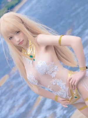 清水由乃 - 玛丽萝丝 白色泳衣_30