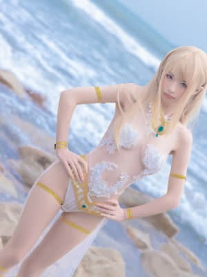 清水由乃 - 玛丽萝丝 白色泳衣_31