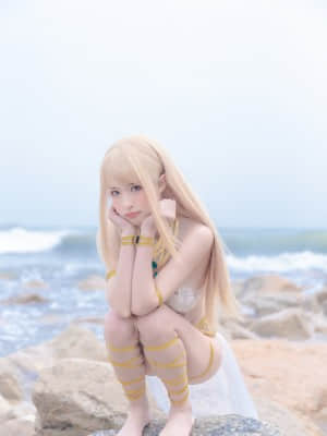 清水由乃 - 玛丽萝丝 白色泳衣_32