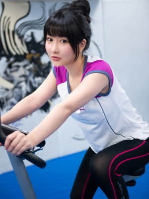 雨宮留菜 - 爆乳妄想肉感ジム_002