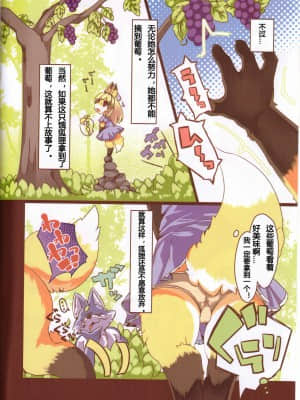 (C87) [バンガロゥ (白狛)] 落ちる葡萄食べたいきつね [中国翻訳]_03