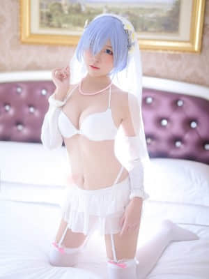 Nisa 二佐 -&nbsp;&nbsp;蕾姆婚纱 (Re:Zero)_03