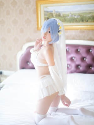 Nisa 二佐 -&nbsp;&nbsp;蕾姆婚纱 (Re:Zero)_06