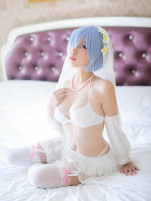 Nisa 二佐 -&nbsp;&nbsp;蕾姆婚纱 (Re:Zero)_09