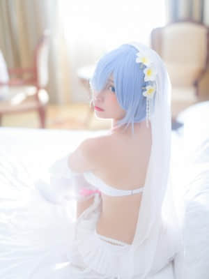 Nisa 二佐 -&nbsp;&nbsp;蕾姆婚纱 (Re:Zero)_10