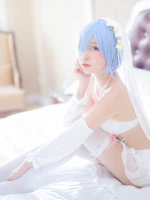 Nisa 二佐 -&nbsp;&nbsp;蕾姆婚纱 (Re:Zero)_12