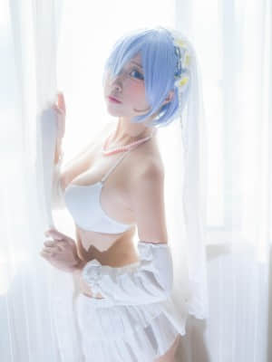 Nisa 二佐 -&nbsp;&nbsp;蕾姆婚纱 (Re:Zero)_23