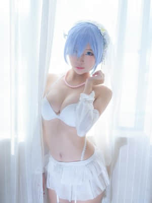 Nisa 二佐 -&nbsp;&nbsp;蕾姆婚纱 (Re:Zero)_25