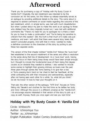 [Ichinomiya Yuu] Holiday With My Busty Cousin 4 - Vanilla End_38