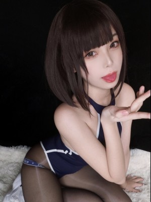蜜汁猫裘 - 水着 JK Swim suit_33
