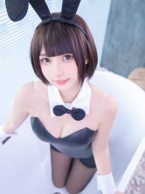 神楽坂真冬 - 兔女郎与钢管《バニーバブル》_105