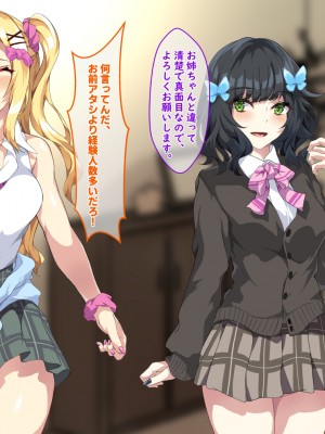 [殿様ペンギン] ギャルとビッチの姉妹丼!! JKとの3Pハーレム性生活!!_008_01_07