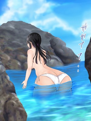 (同人CG集) [にぼ煮干 (にぼ)] 関西訛りの彼女の友達と2人きりの内緒な温泉旅行2 海水浴編_044__044