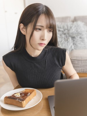 (CH30) [girlfriend end (JILL)] 我が家の×××すぎる姉-社会人編-_telework_010