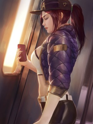 [Firolian] In the subway - KDA Akali -_061