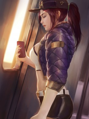 [Firolian] In the subway - KDA Akali -_099