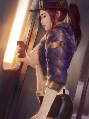 [Firolian] In the subway - KDA Akali -_106